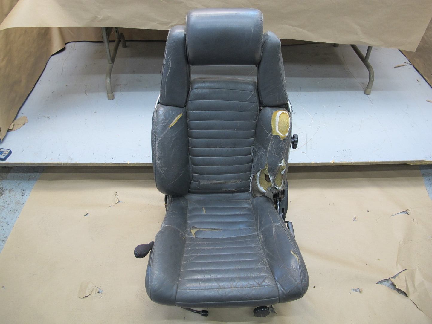 84-85 Toyota Celica Supra MA67 Front & Rear Leather Seat Set OEM