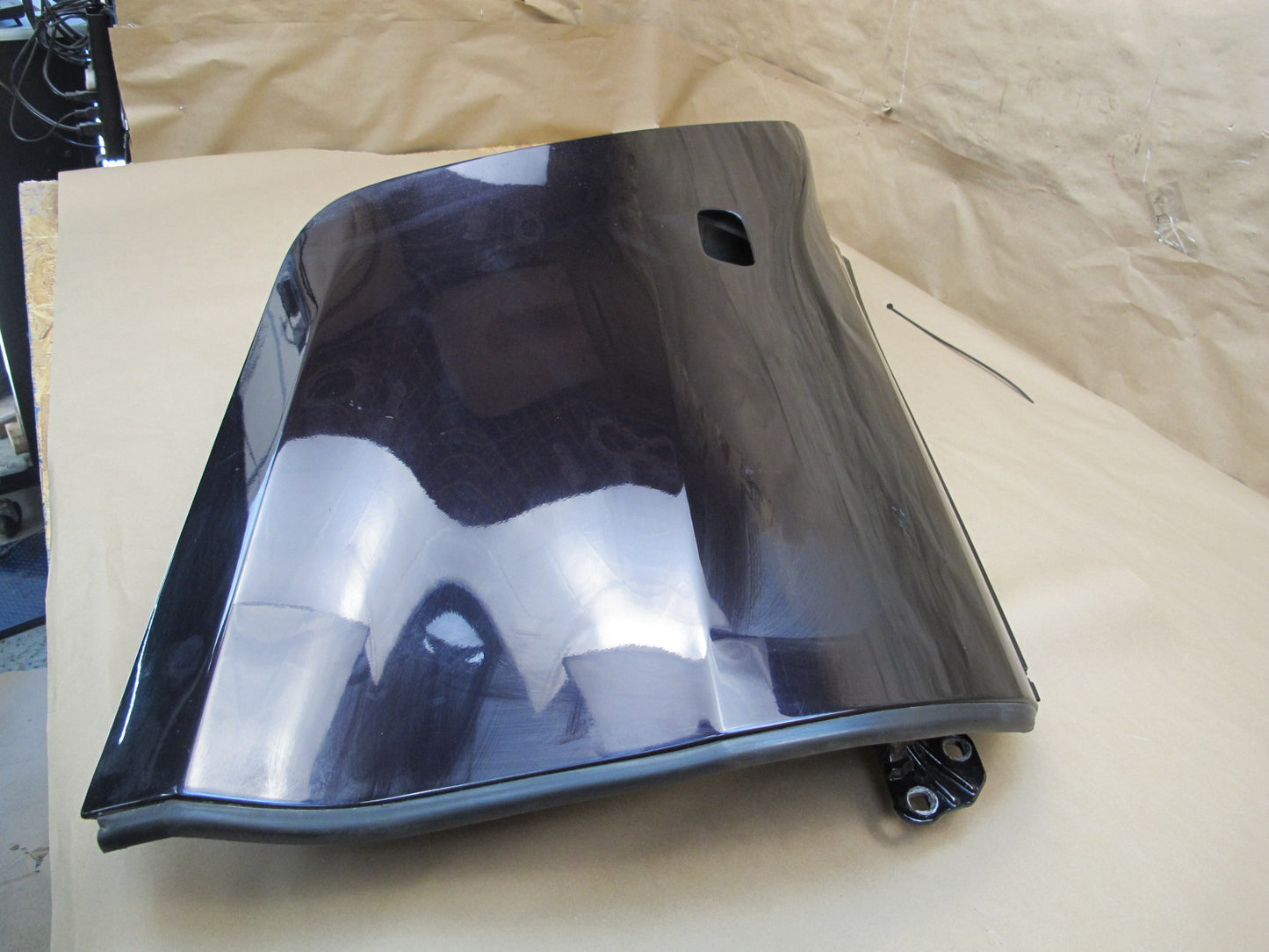 11-12 Fisker Karma Rear Right Door Shell Cover Panel Purple OEM