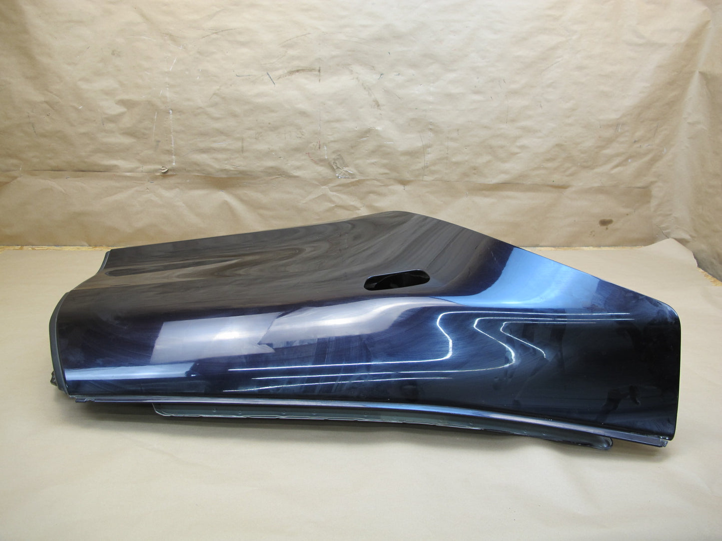 11-12 Fisker Karma Rear Right Door Shell Cover Panel Purple OEM