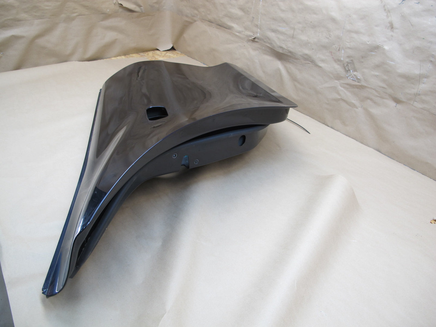 11-12 Fisker Karma Rear Right Door Shell Cover Panel Purple OEM