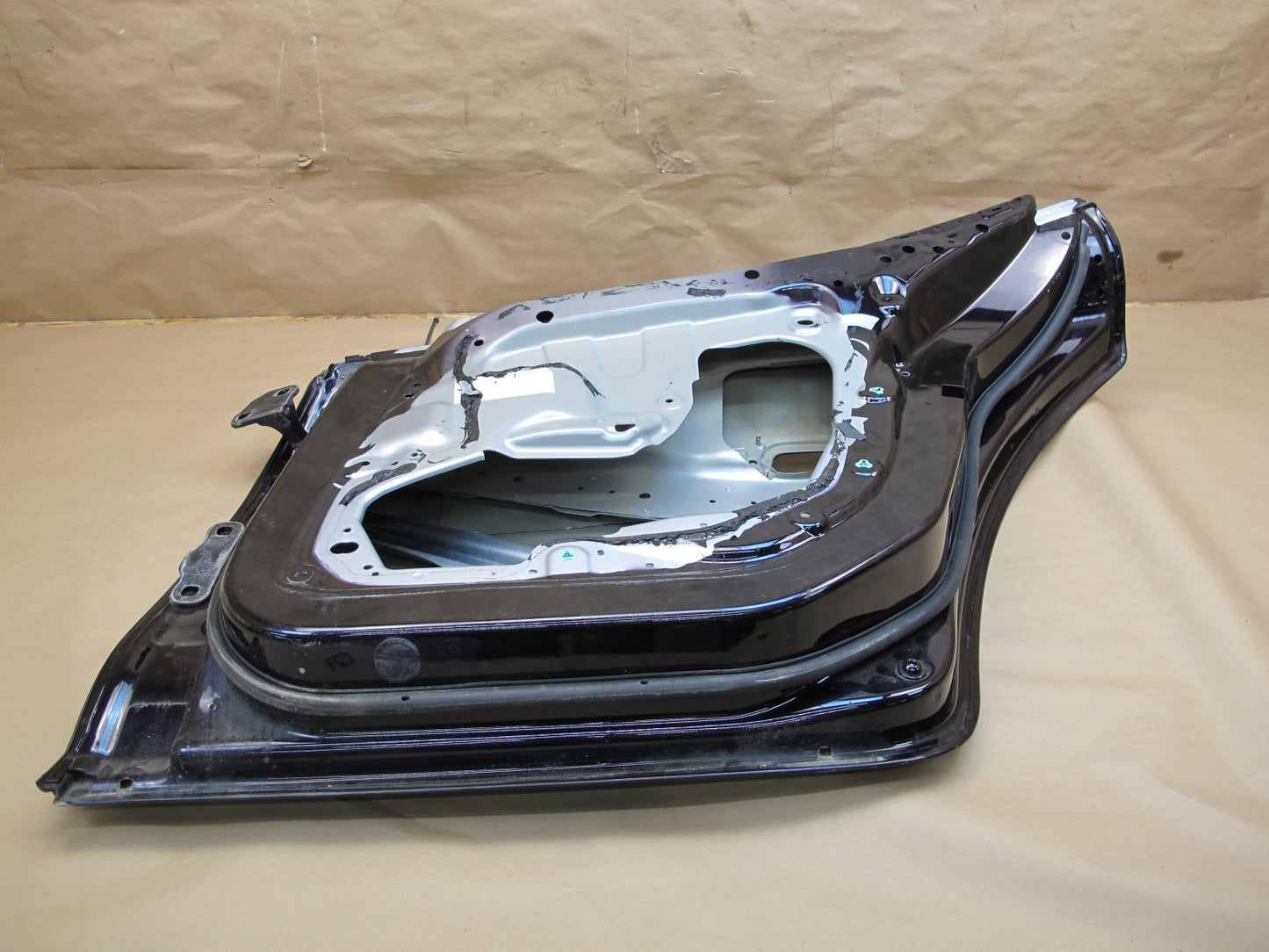 11-12 Fisker Karma Rear Right Door Shell Cover Panel Purple OEM