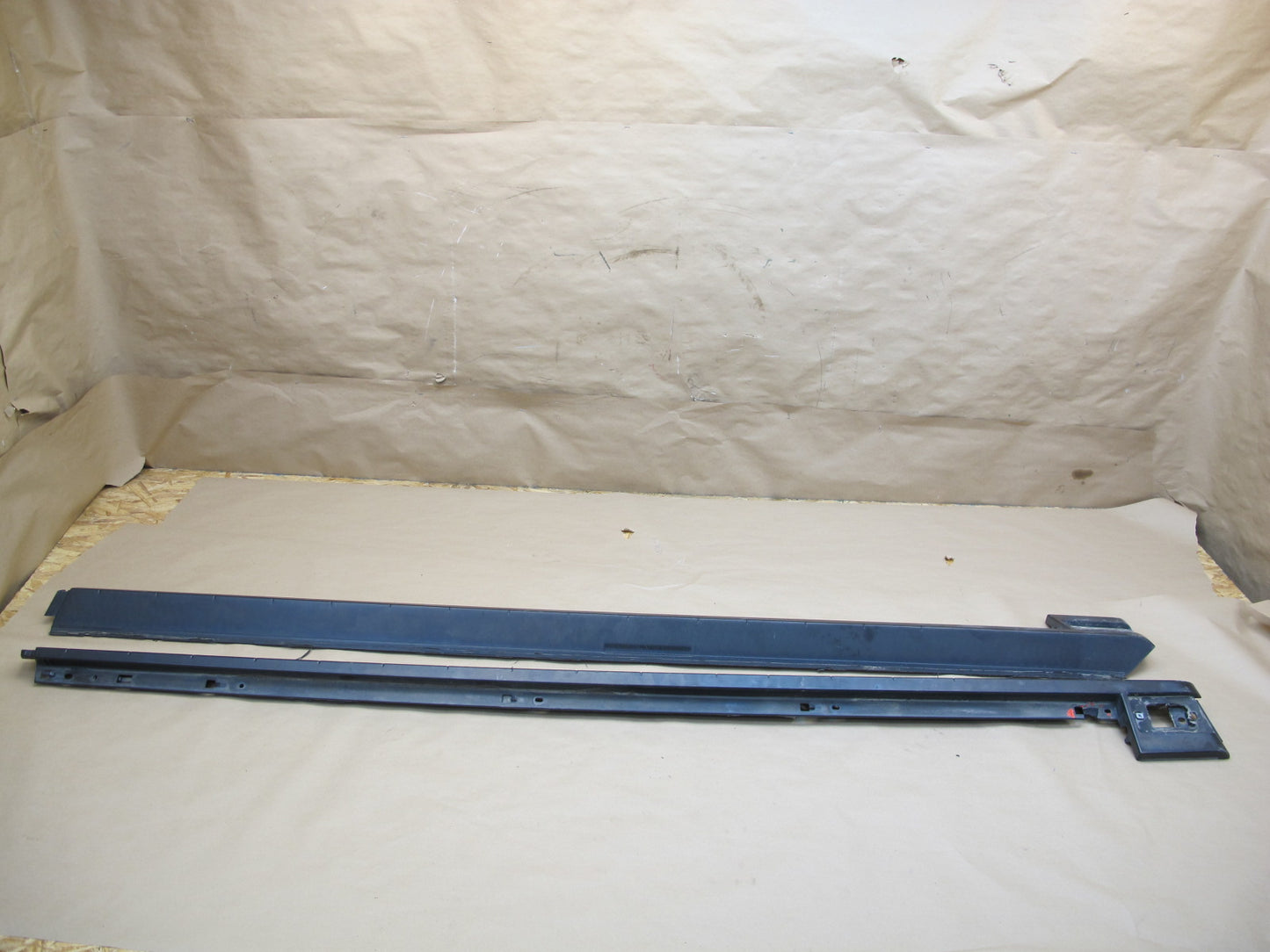 2003-2009 Hummer H2 Front Right & Left Side Roof Rack Rail Cover Molding Set