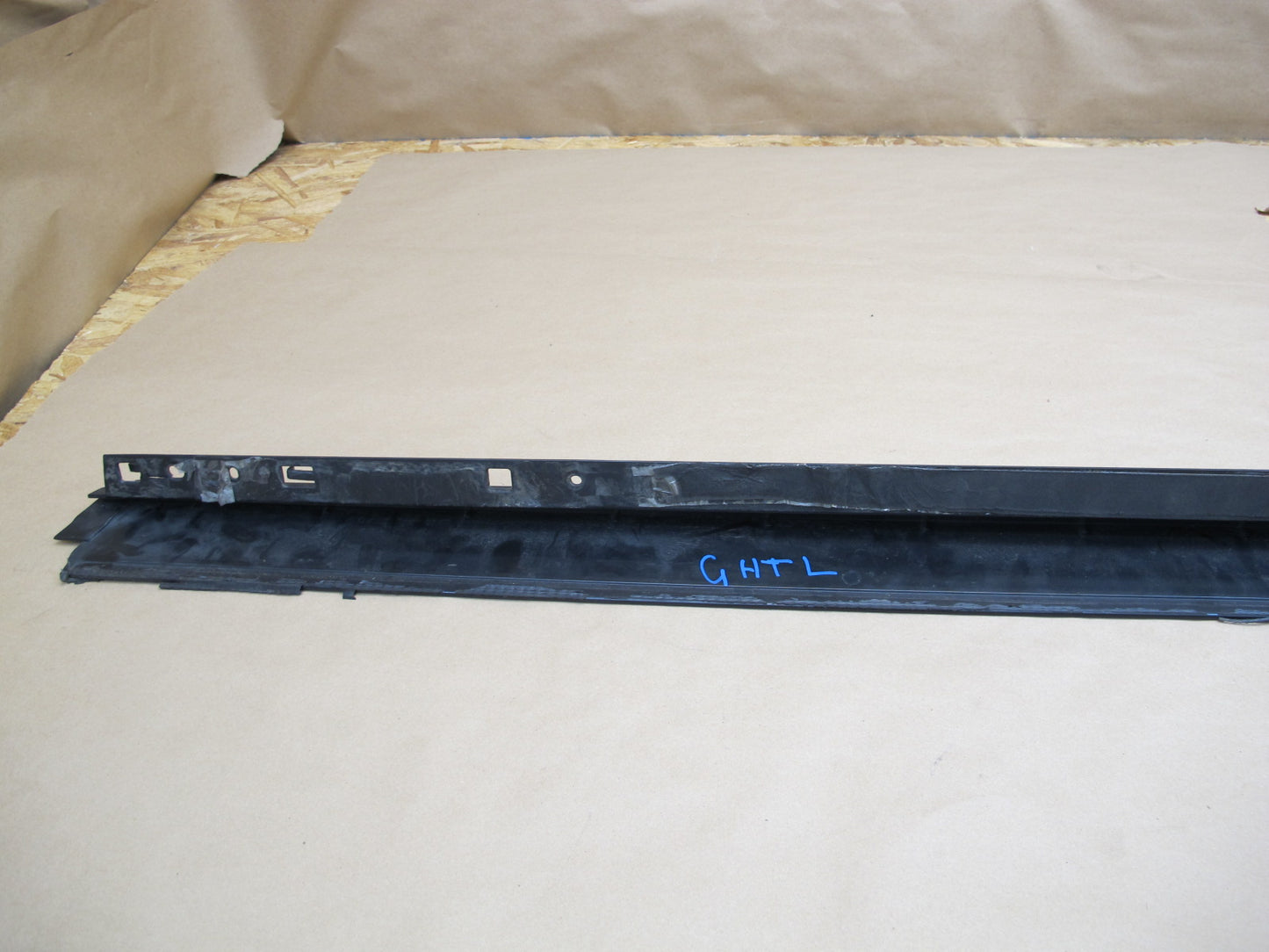 2003-2009 Hummer H2 Front Right & Left Side Roof Rack Rail Cover Molding Set