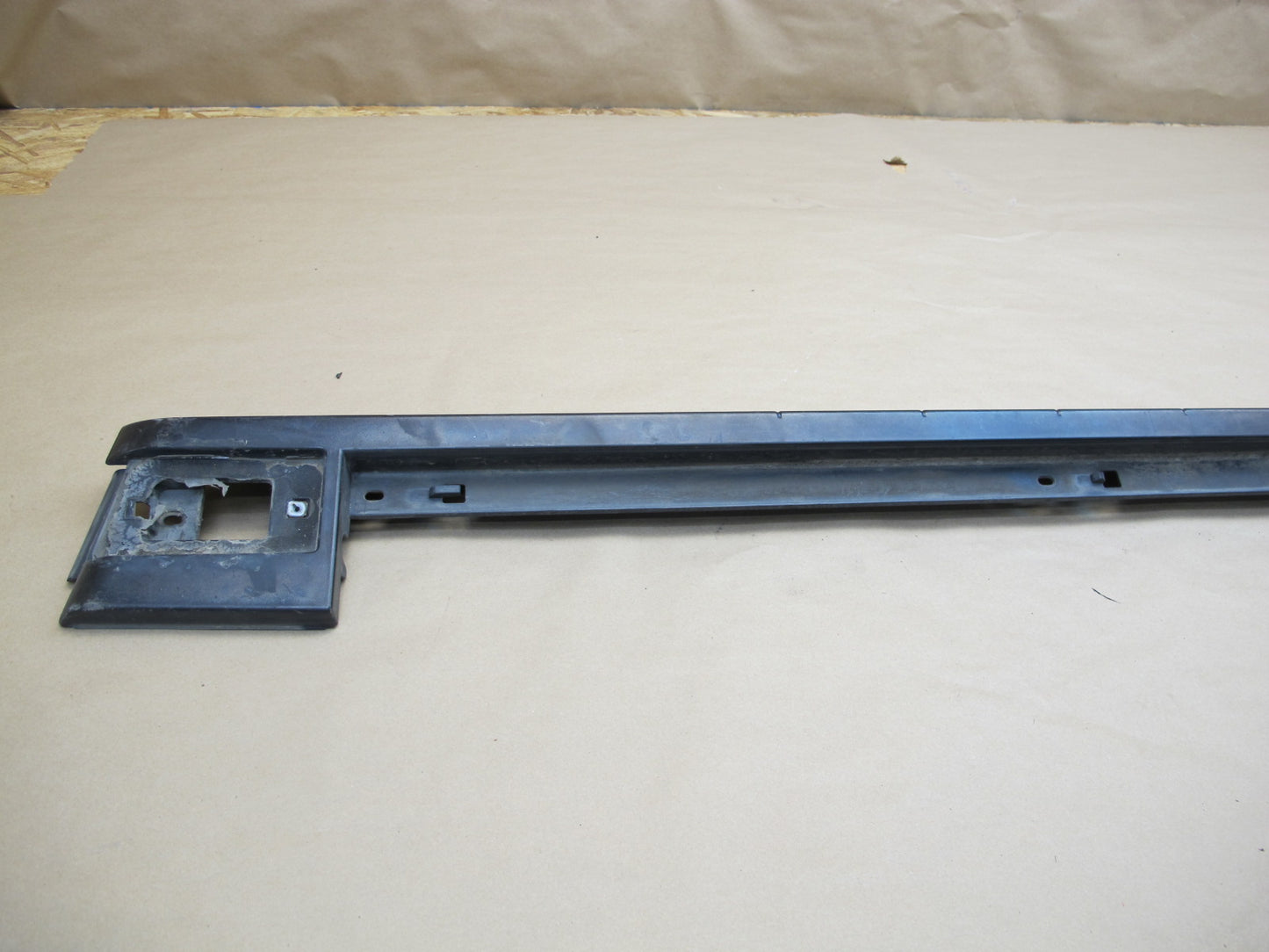 2003-2009 Hummer H2 Front Right & Left Side Roof Rack Rail Cover Molding Set