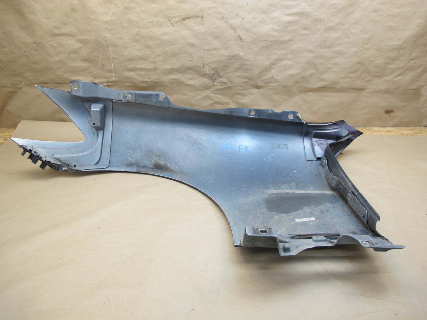 11-12 Fisker Karma Front Right Pass Side Fender Shell Panel Cover Purple OEM