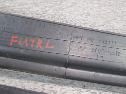 91-99 Dodge Stealth 3000GT Left & Right Door Scuff Sill Plate Trim Set OEM