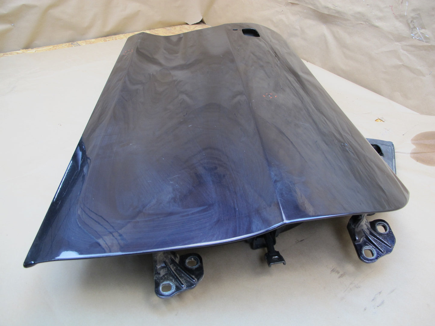 11-12 Fisker Karma Front Right Passenger Door Panel Shell Cover Purple OEM