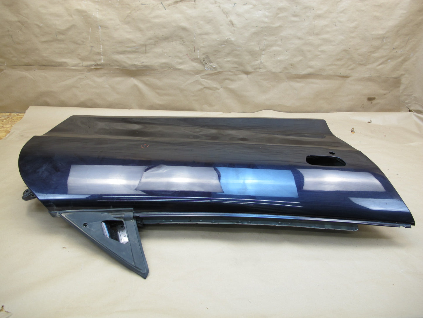 11-12 Fisker Karma Front Right Passenger Door Panel Shell Cover Purple OEM