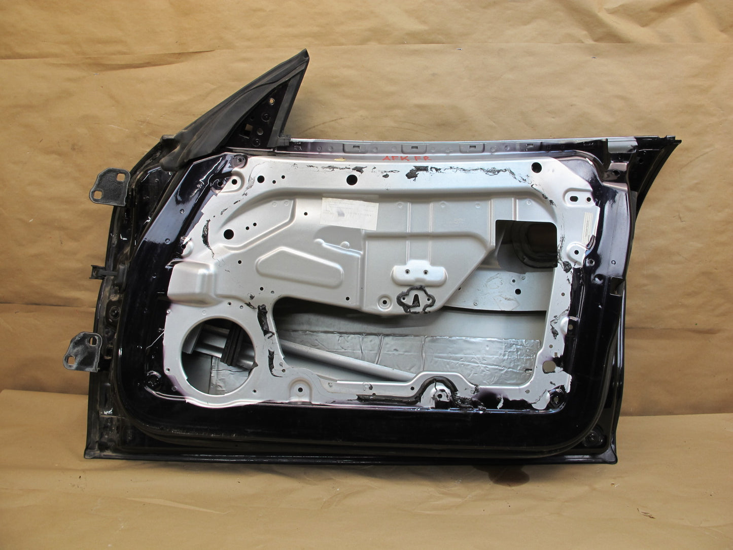 11-12 Fisker Karma Front Right Passenger Door Panel Shell Cover Purple OEM