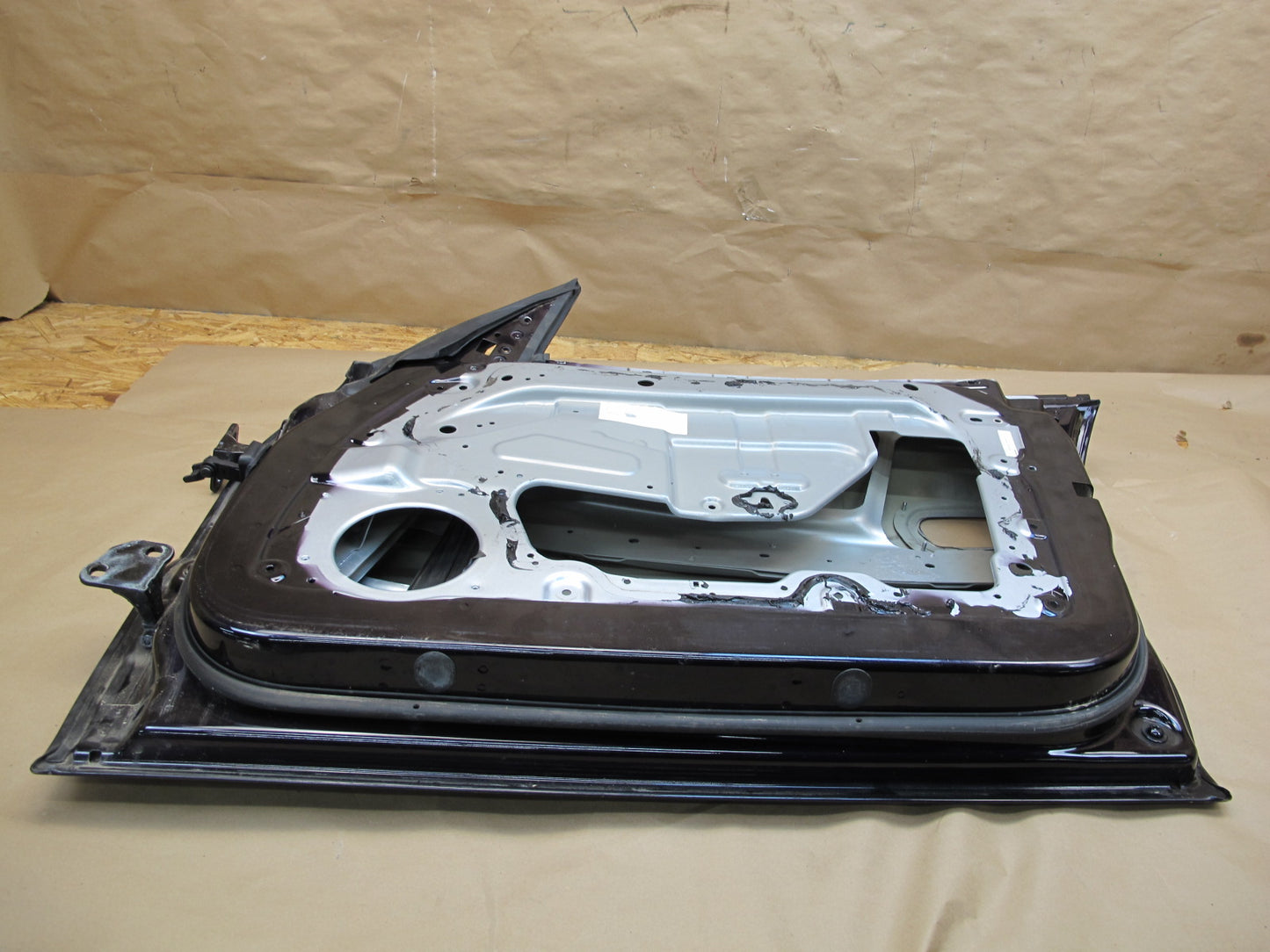 11-12 Fisker Karma Front Right Passenger Door Panel Shell Cover Purple OEM
