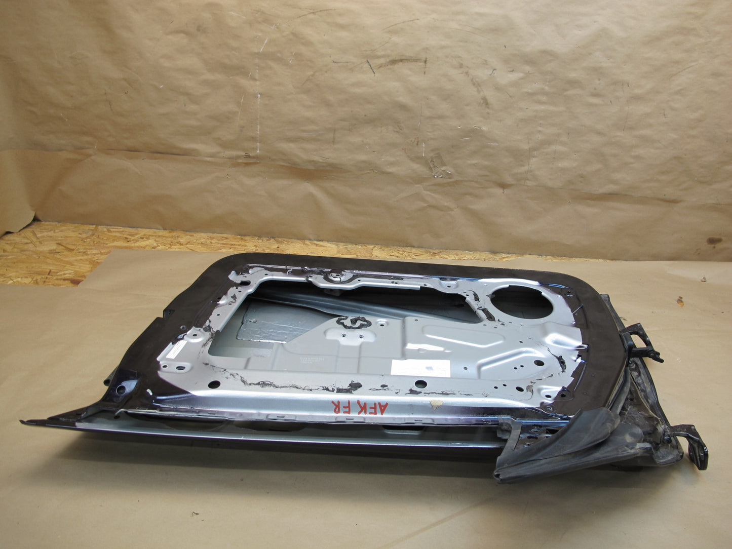 11-12 Fisker Karma Front Right Passenger Door Panel Shell Cover Purple OEM