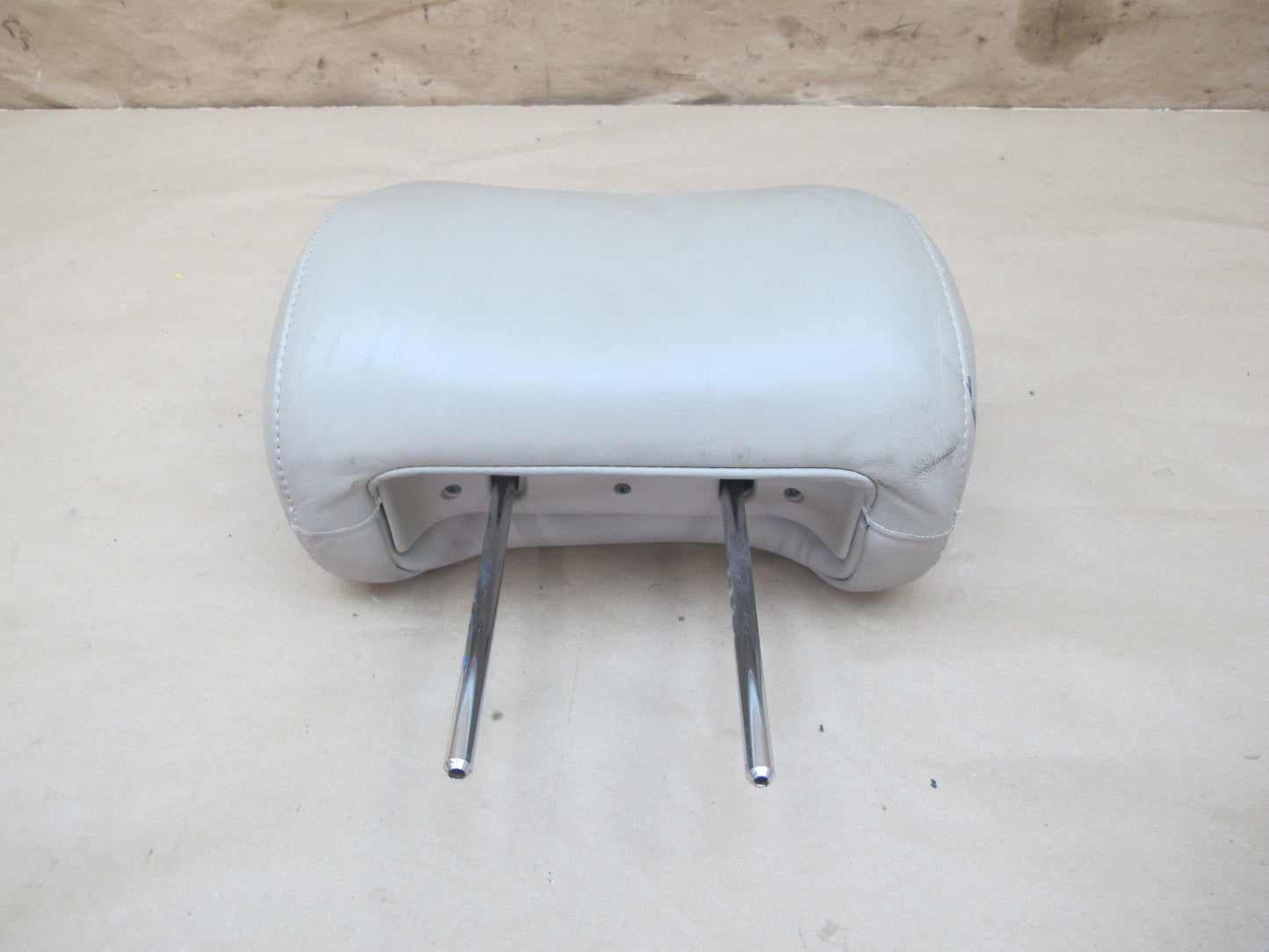 92-98 Lexus UZZ30 SC300 SC400 Set of 2 Front Seat Leather Headrest Ivory OEM