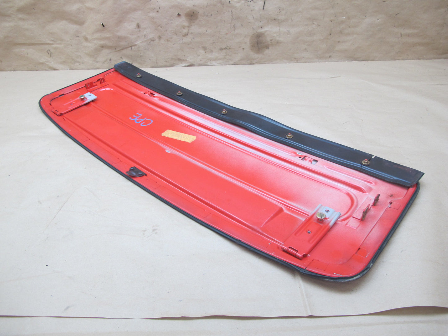 1984-1995 Porsche 928 S4 Upper Sunroof Moon Roof Panel Cover RED