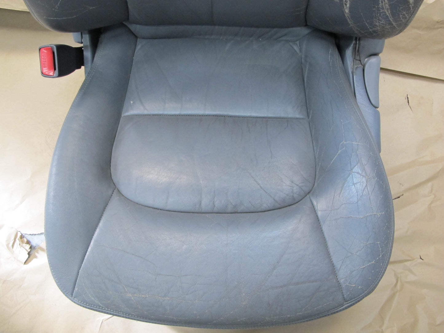 92-94 Lexus Lexus SC300 SC400 UZZ30L Front & Rear Leather Seat Set Gray OEM