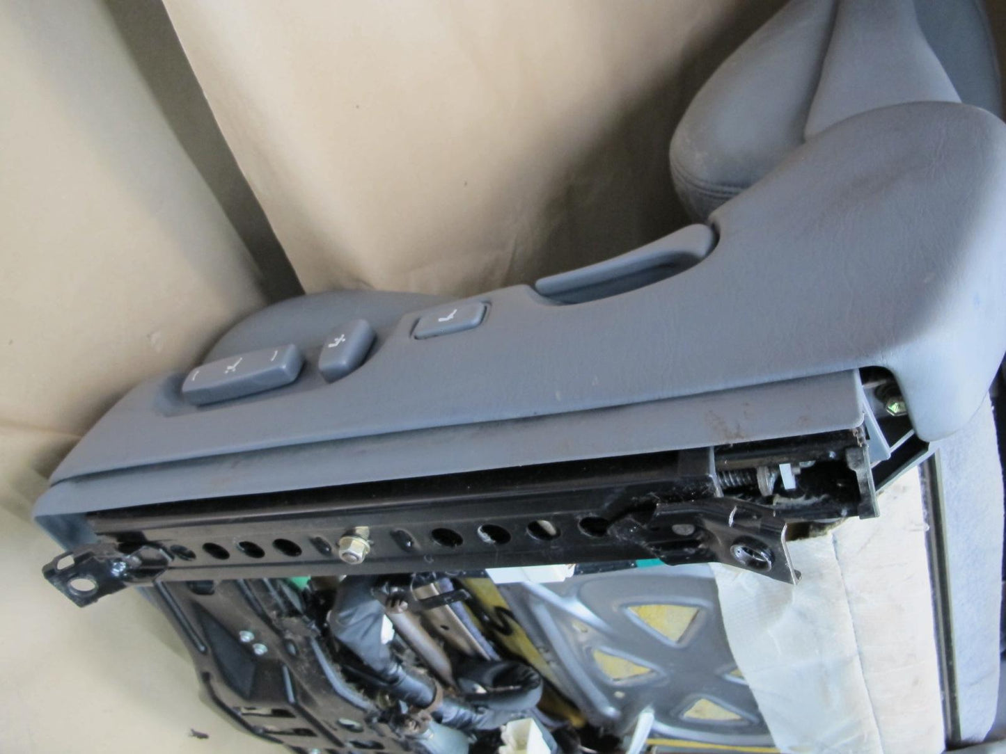 92-94 Lexus Lexus SC300 SC400 UZZ30L Front & Rear Leather Seat Set Gray OEM