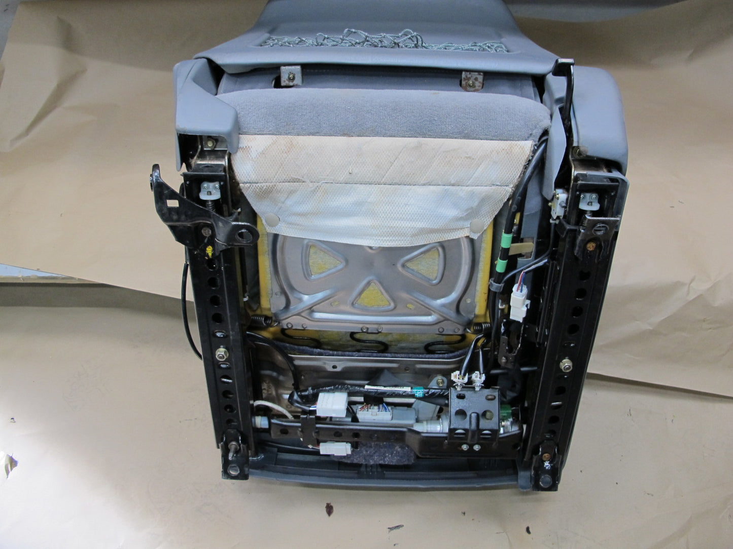 92-94 Lexus Lexus SC300 SC400 UZZ30L Front & Rear Leather Seat Set Gray OEM