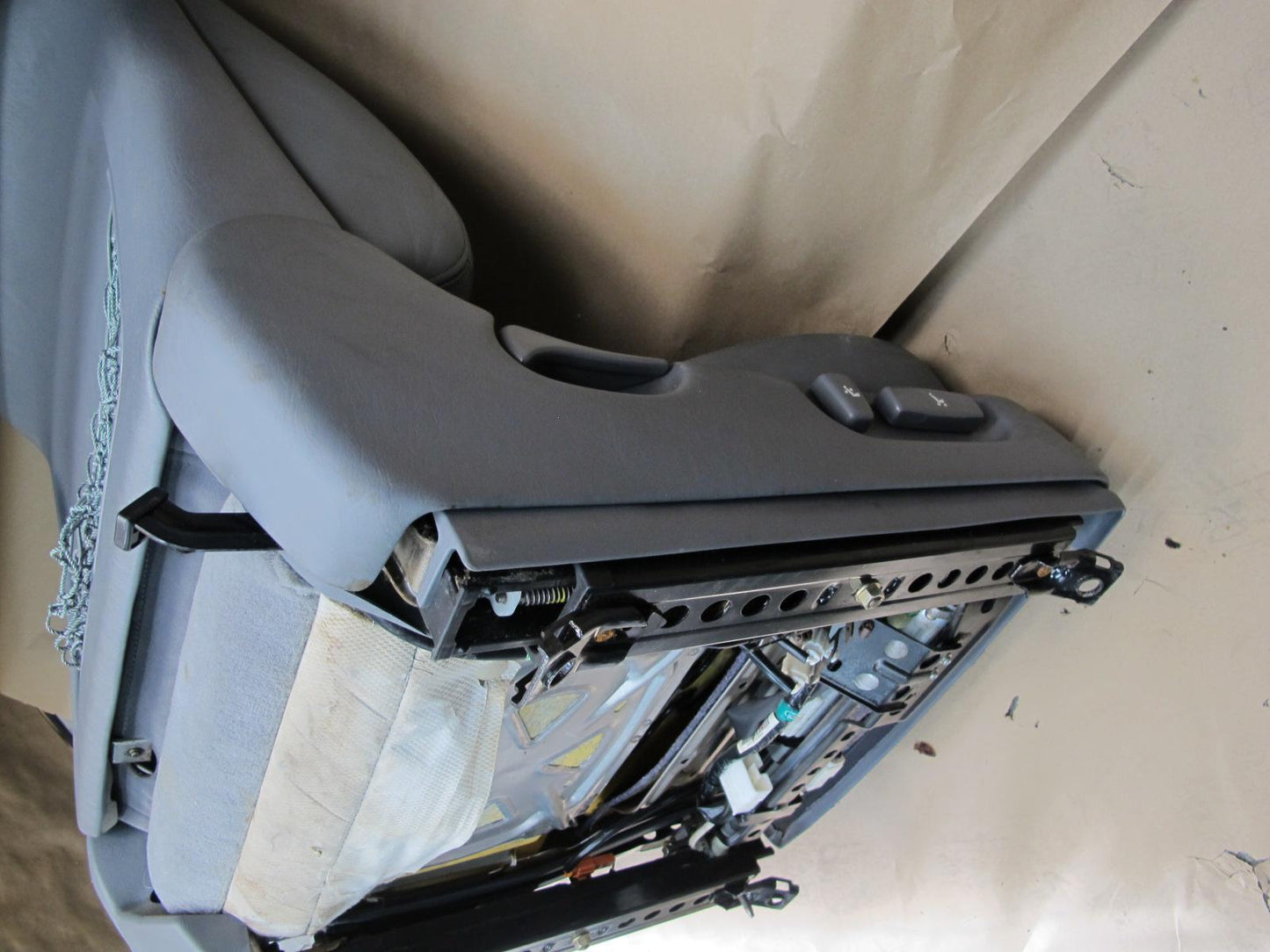 92-94 Lexus Lexus SC300 SC400 UZZ30L Front & Rear Leather Seat Set Gray OEM