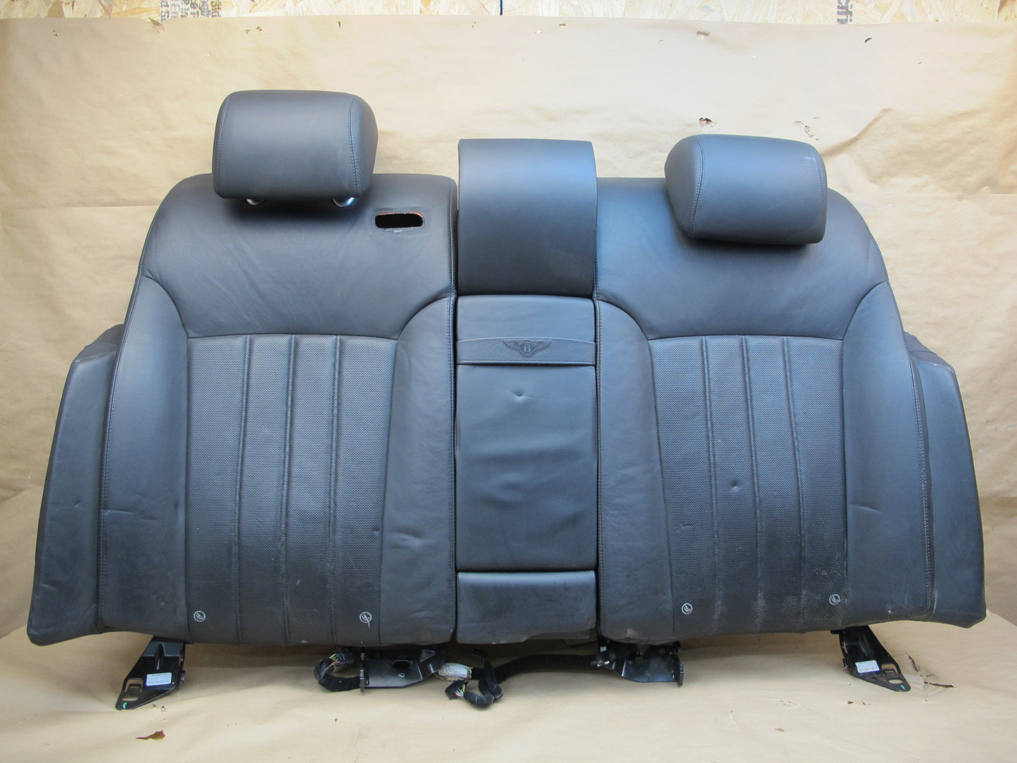 06-08 Bentley Continental Flying Spur Heat Vent Front & Rear Leather Seat Set