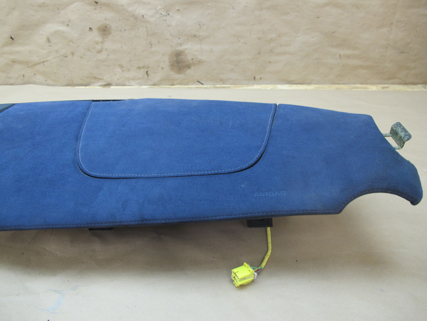 11-12 Fisker Karma Dashboard Dash Upper Trim Cover Ecosuede Blue OEM