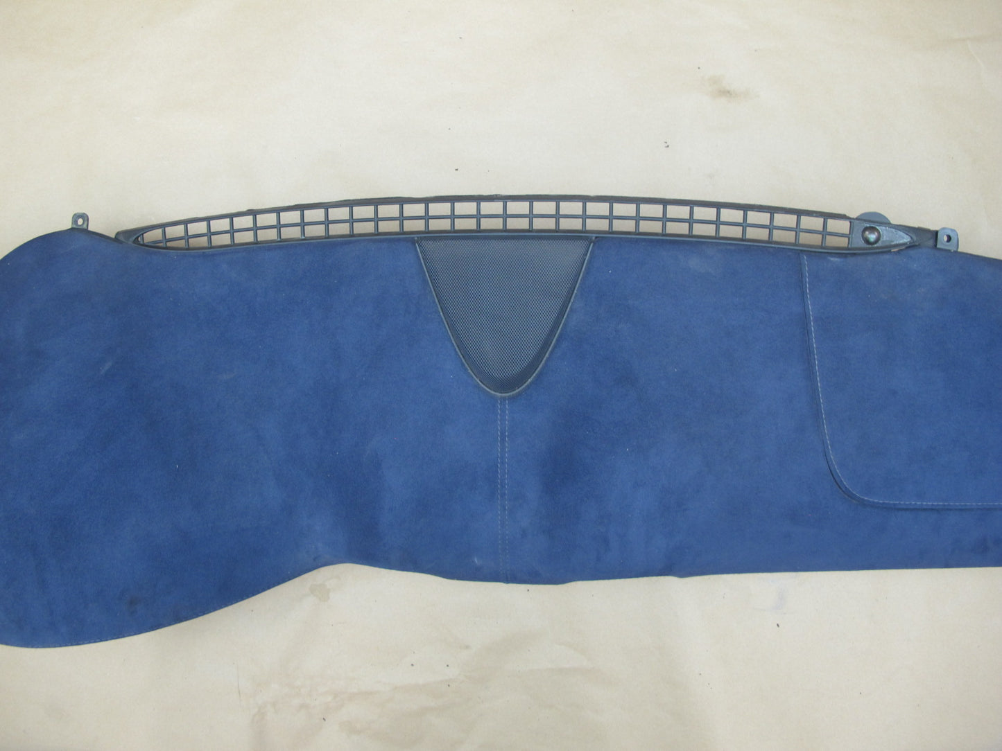 11-12 Fisker Karma Dashboard Dash Upper Trim Cover Ecosuede Blue OEM