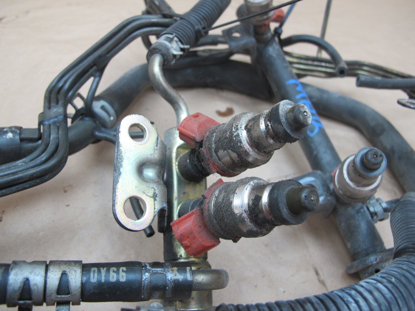 89-91 Mazda RX7 1.3L 13B NON Turbo Vacuum Valve Line Assembly OEM