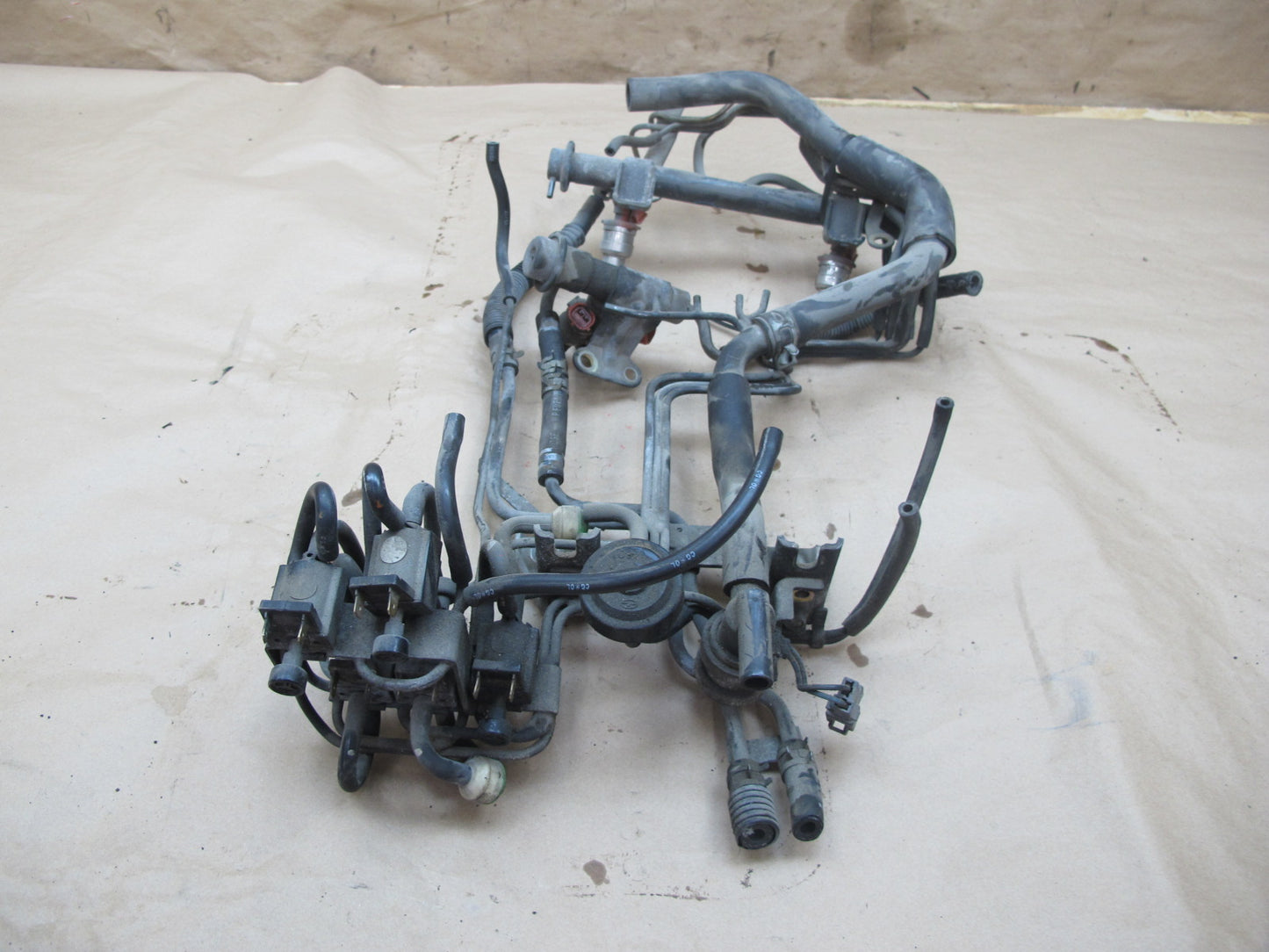 89-91 Mazda RX7 1.3L 13B NON Turbo Vacuum Valve Line Assembly OEM