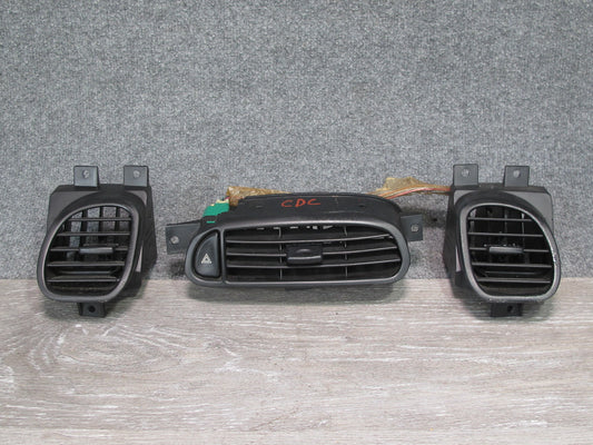 03-04 Chevrolet Corvette C5 Set of 3 Dash Front Left Center Right Air Vent OEM
