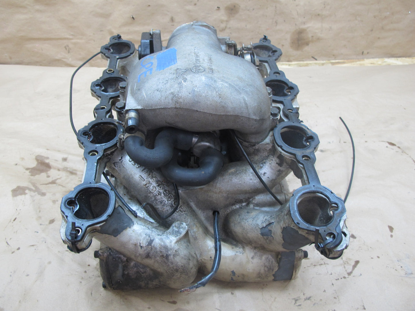 87-91 Porsche 928 S4 5.0L V8 Engine Air Intake Manifold Throttle Body Assembly