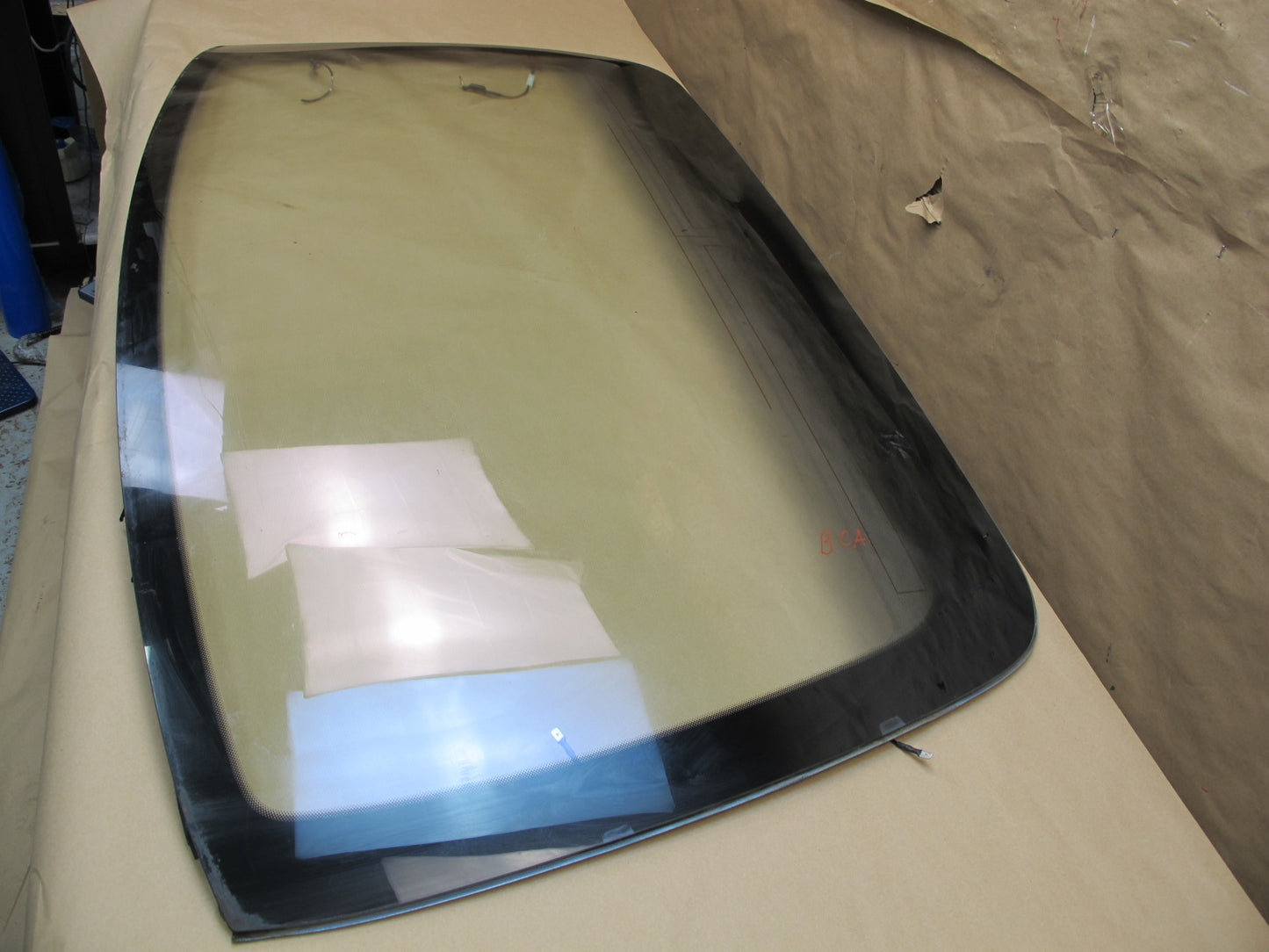 06-12 Bentley Continental Flying Spur Rear Heated Windshield Glass Window