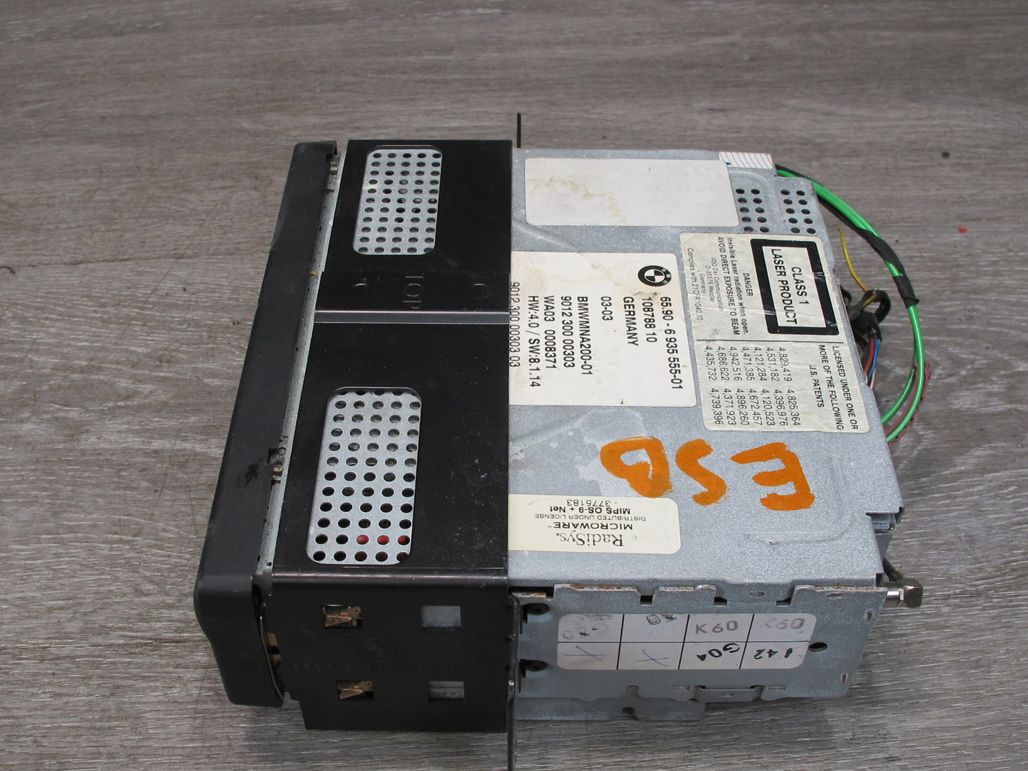 02-05 BMW E65 E66 7-SERIES GPS Navigation DVD ROM Player 6935555 OEM