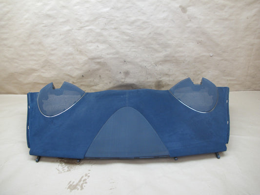 11-12 Fisker Karma Rear Parcel Shelf Deck Trim Panel Ecosuede Blue OEM