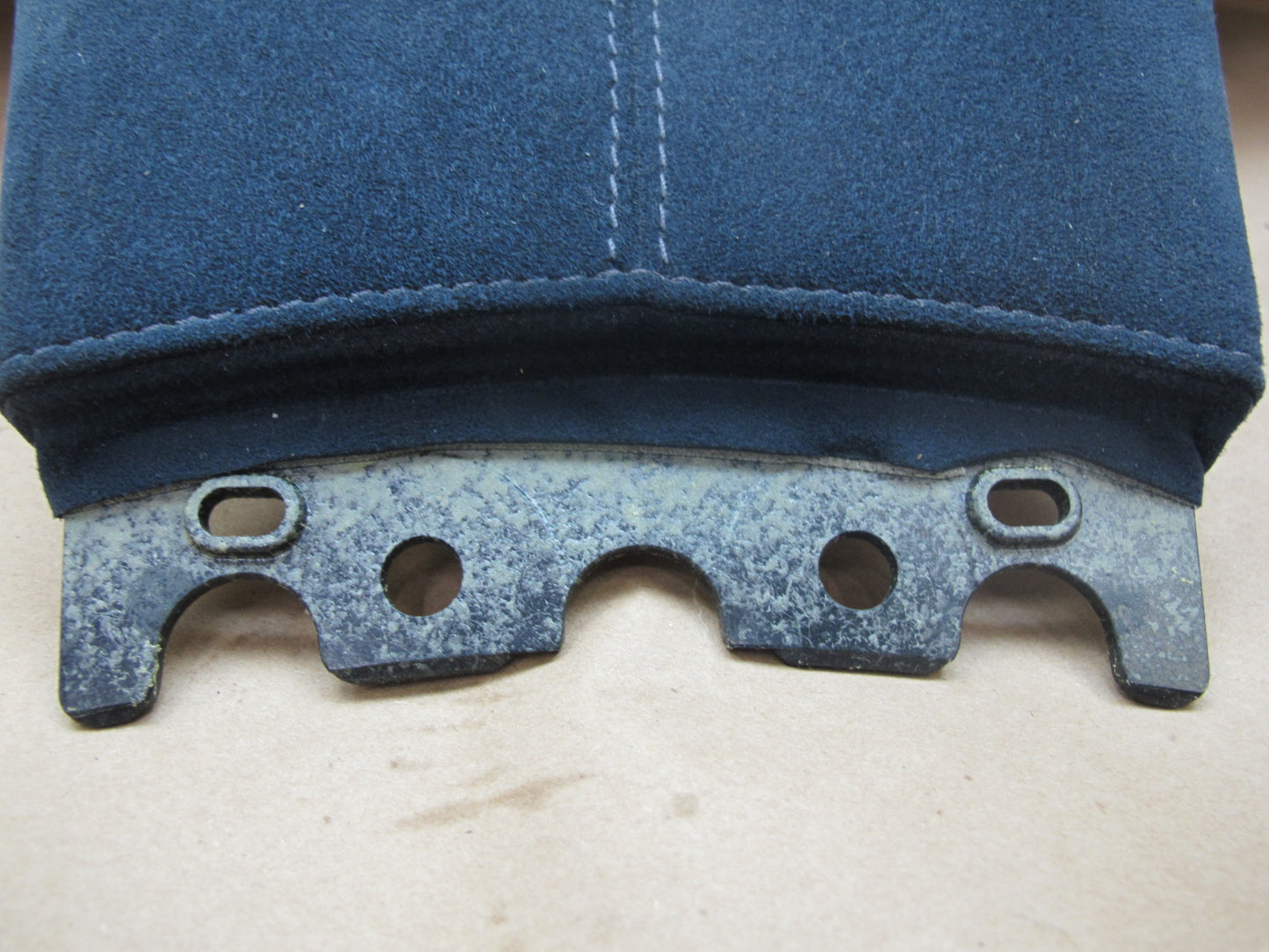 11-12 Fisker Karma Rear Parcel Shelf Deck Trim Panel Ecosuede Blue OEM