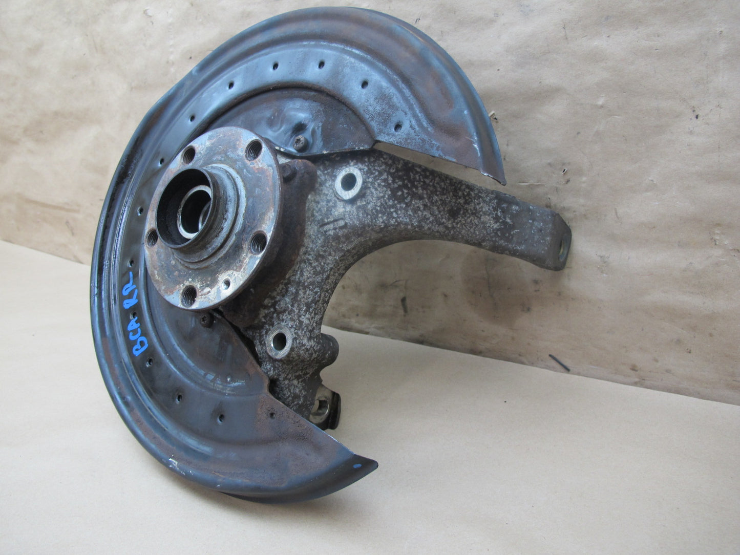 03-10 Bentley Continental Rear Right Spindle Knuckle Wheel Hub Bearing
