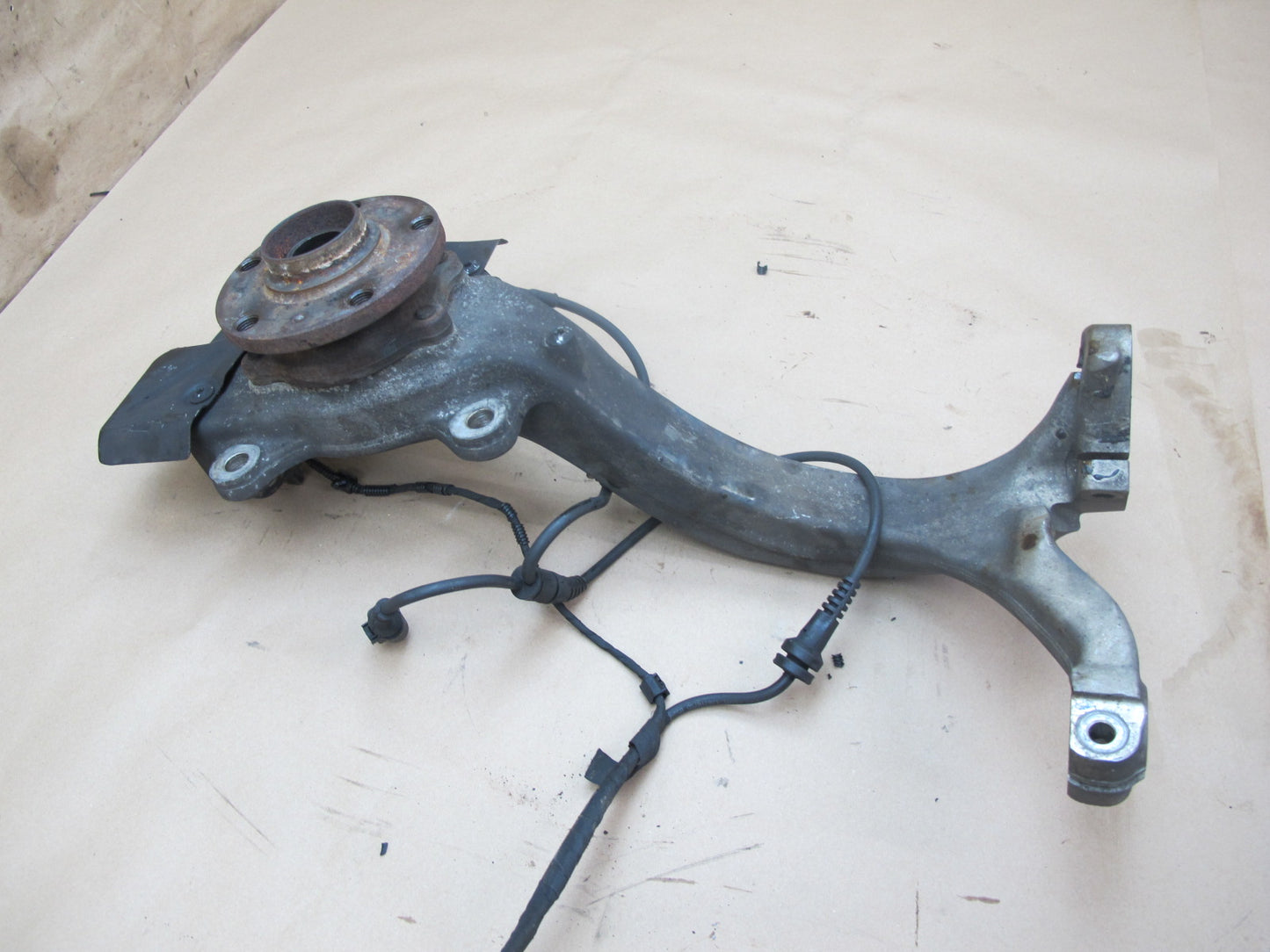 03-10 Bentley Continental AWD Front Left Spindle Knuckle Wheel Hub Bearing