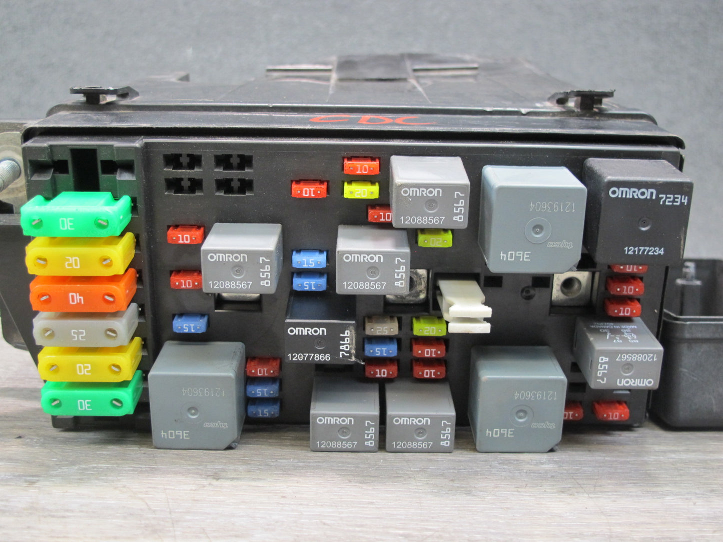 03-04 Chevrolet Corvette C5 Engine Bay Fuse Relay Box Module 10316193 OEM