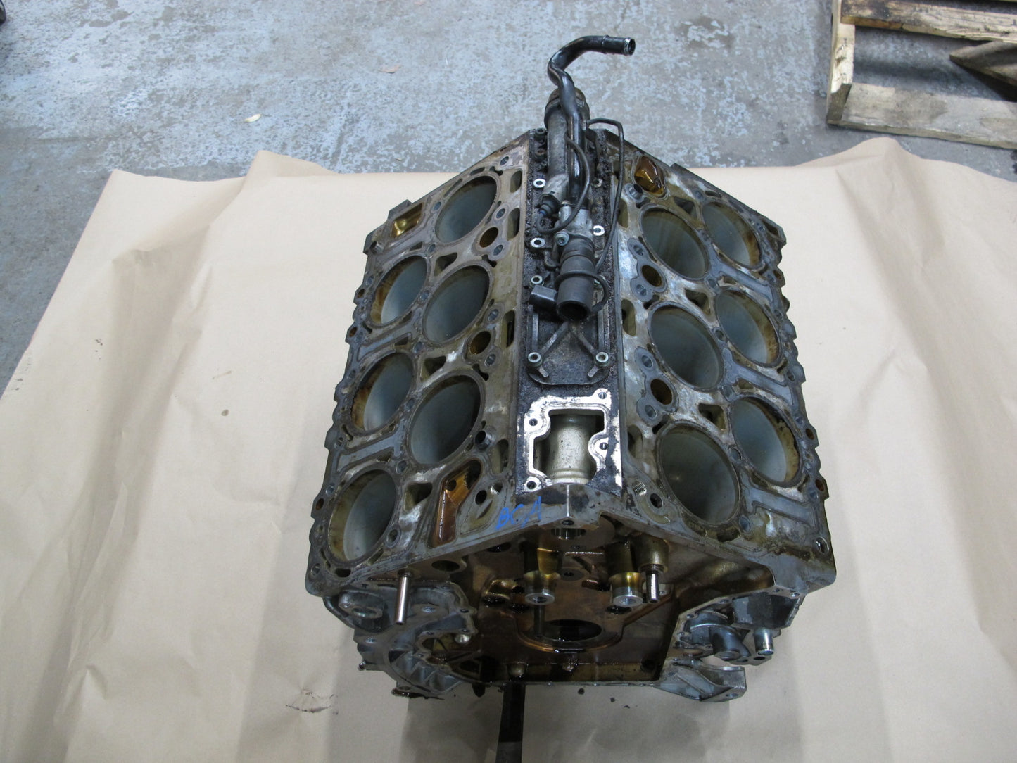 03-10 Bentley Continental GTC GT Flying Spur 6.0L W12 Engine Block 163k Miles