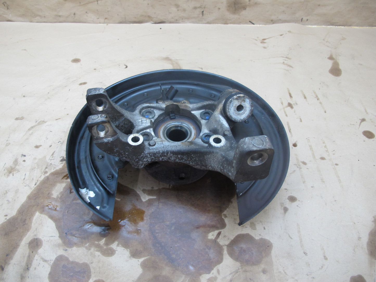 03-10 Bentley Continental Rear Left Spindle Knuckle Wheel Hub Bearing