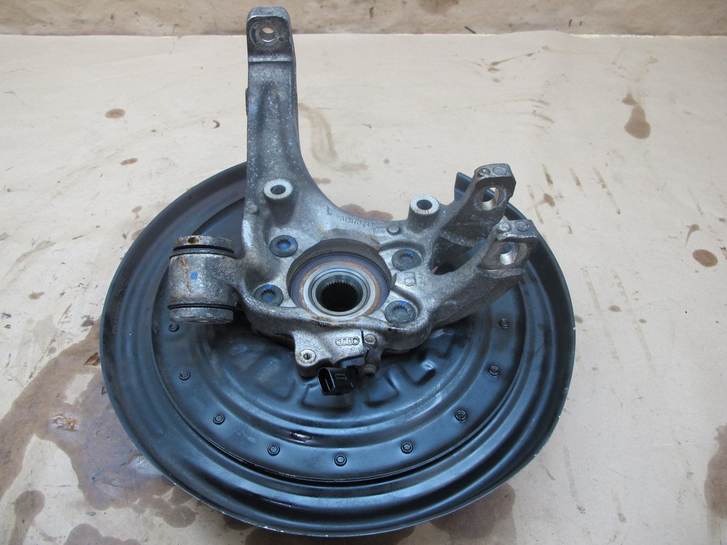 03-10 Bentley Continental Rear Left Spindle Knuckle Wheel Hub Bearing