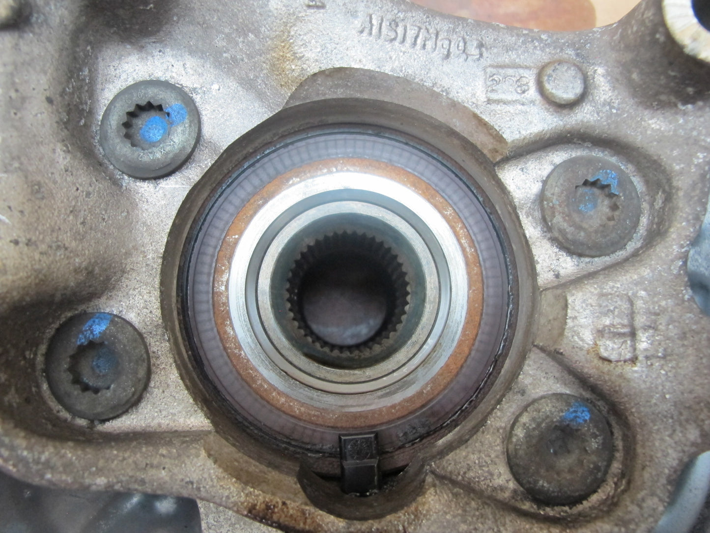 03-10 Bentley Continental Rear Left Spindle Knuckle Wheel Hub Bearing