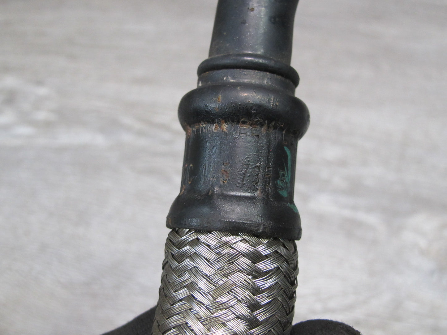 03-10 Bentley Continental GTC GT Flying Spur 6.0L Oil Return Hose Pipe Line