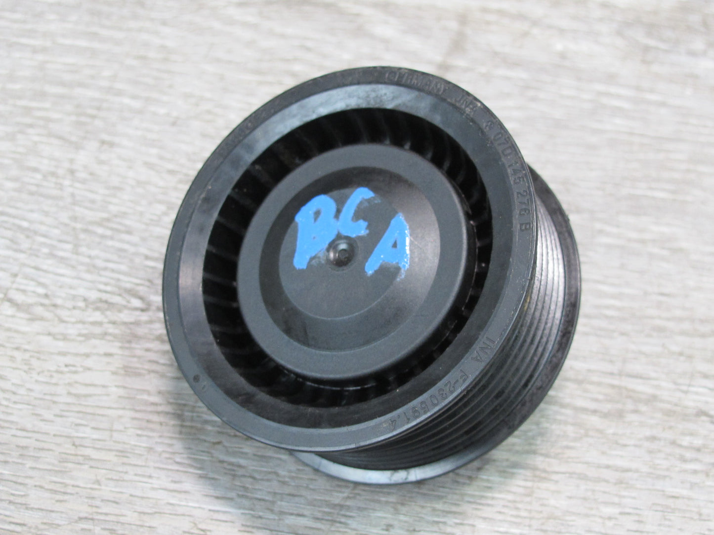 03-10 Bentley Continental GTC GT Flying Spur 6.0L Engine Belt Pulley 07D145276B