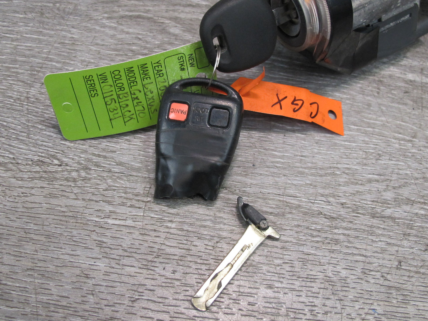 2003-2004 Lexus UZJ120L GX470 Engine ECU Immobilizer Ignition Lock KEY Set