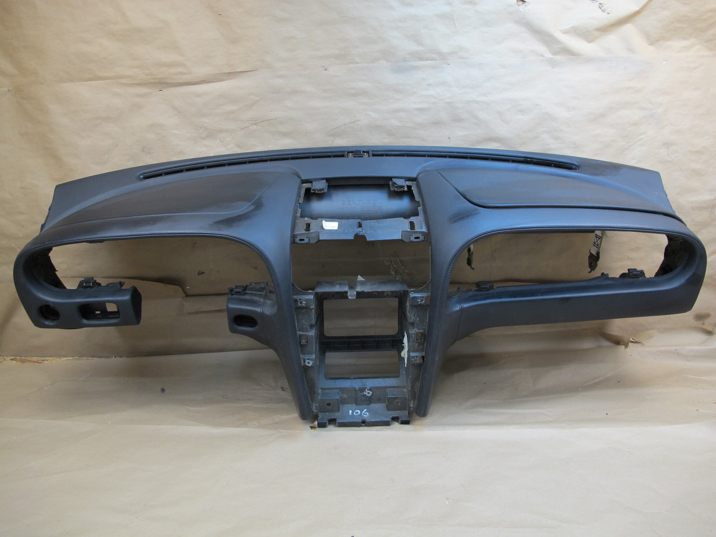 06-12 Bentley Continental Flying Spur Dashboard Dash Instrument Panel Cover