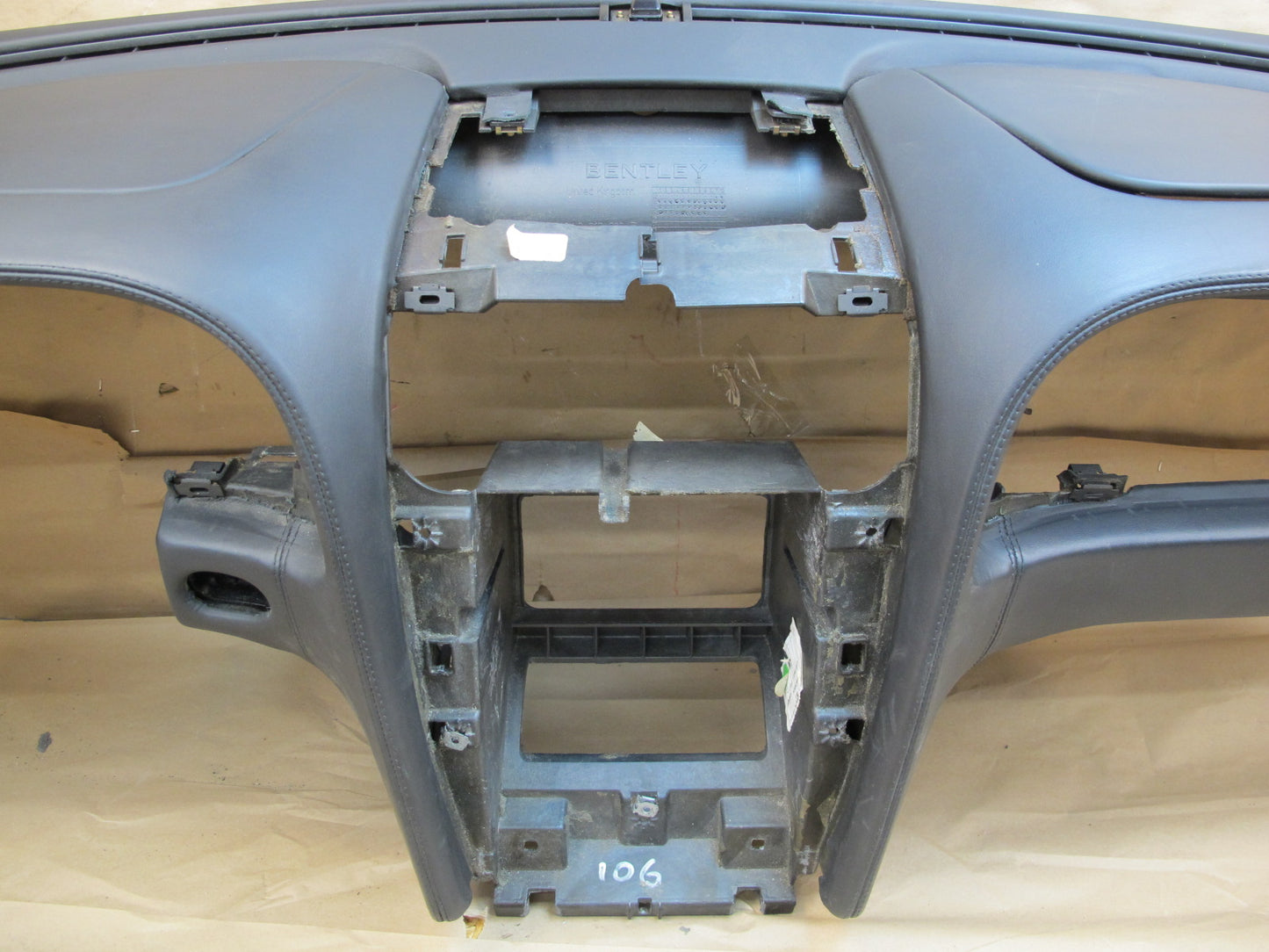 06-12 Bentley Continental Flying Spur Dashboard Dash Instrument Panel Cover