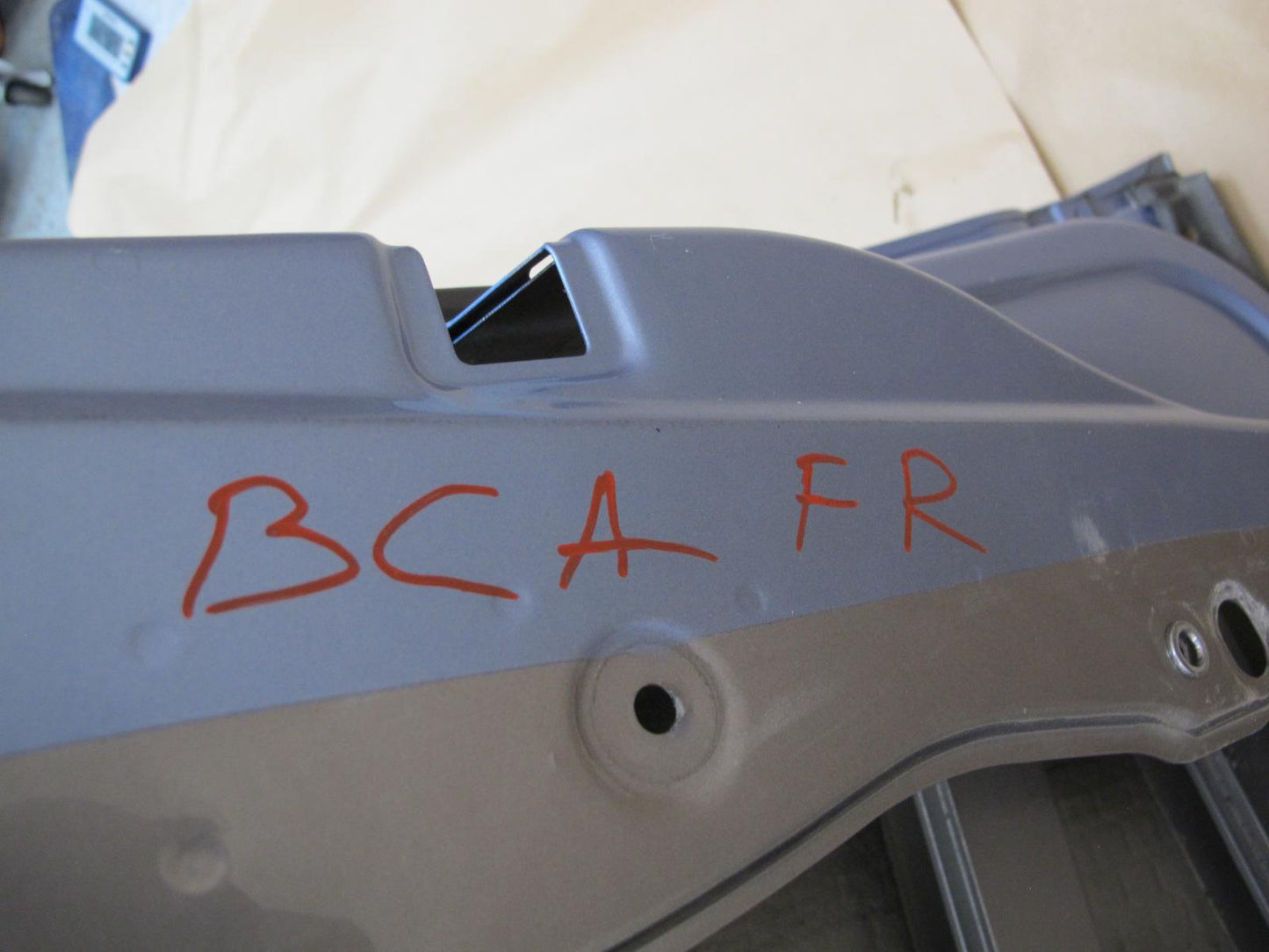 06-12 Bentley Continental Flying Spur Front Right Door Shell Panel