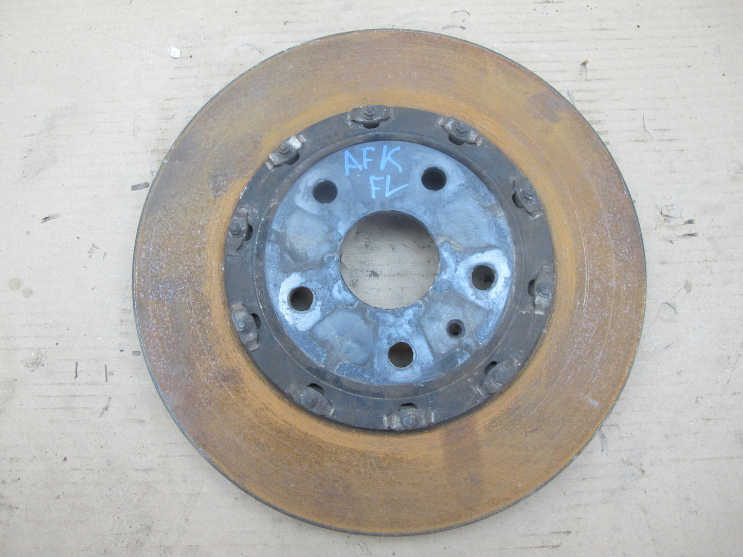 11-12 Fisker Karma Set of 2 Front Right & Left Brake Disc Rotor 61K Miles OEM