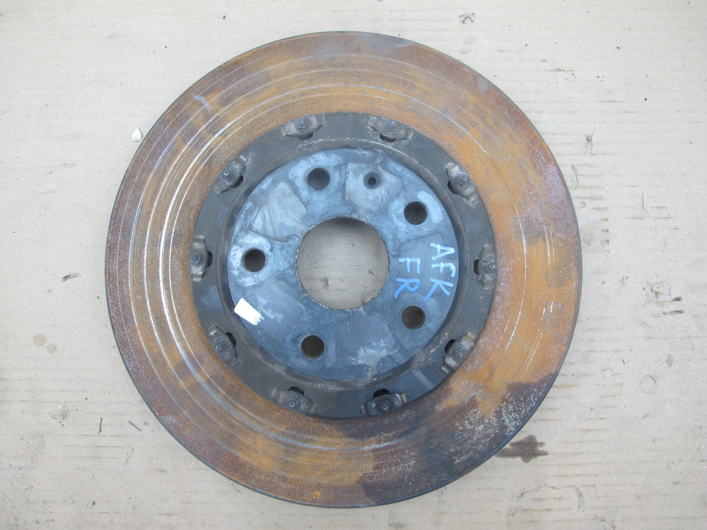 11-12 Fisker Karma Set of 2 Front Right & Left Brake Disc Rotor 61K Miles OEM