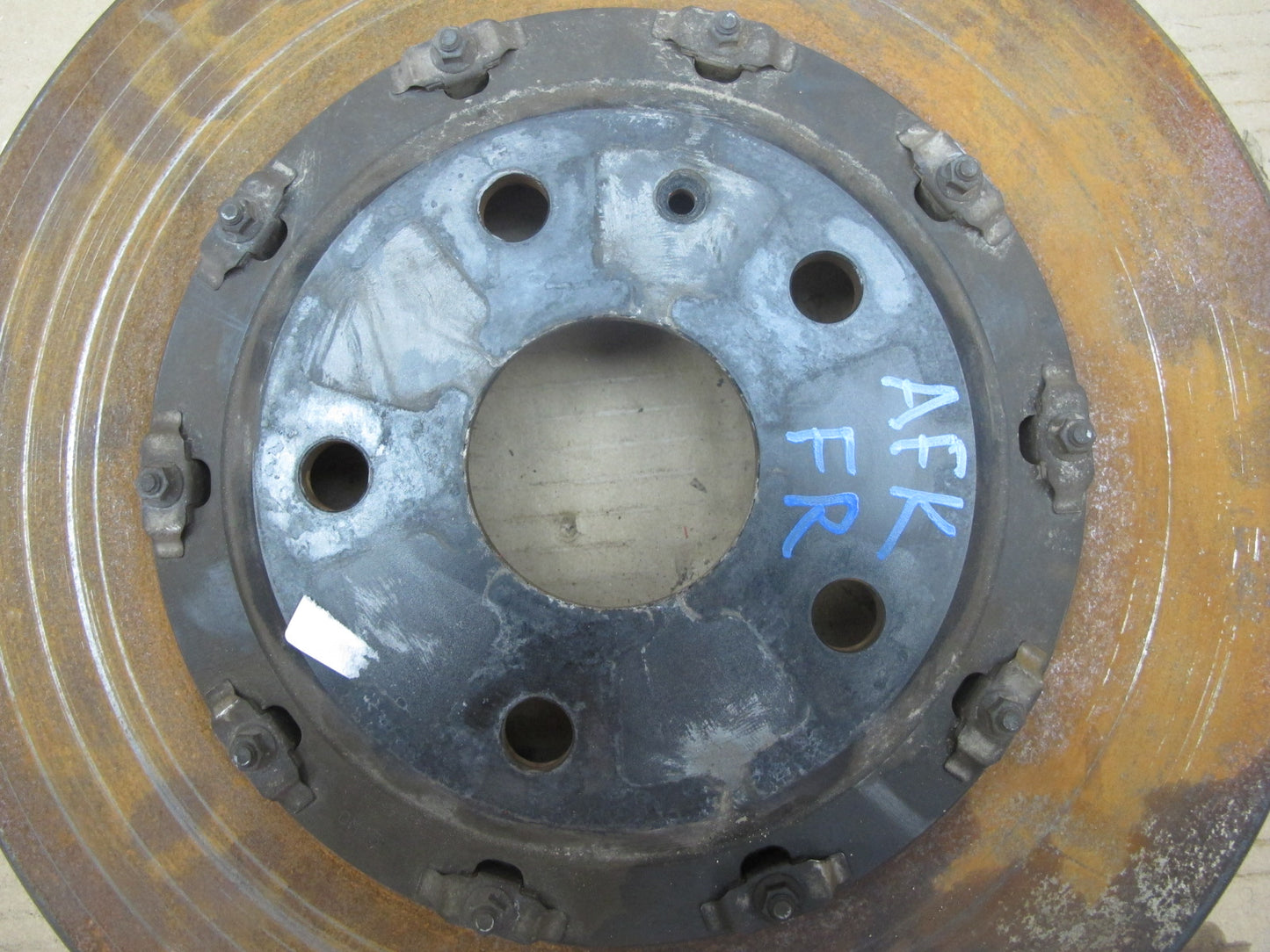 11-12 Fisker Karma Set of 2 Front Right & Left Brake Disc Rotor 61K Miles OEM