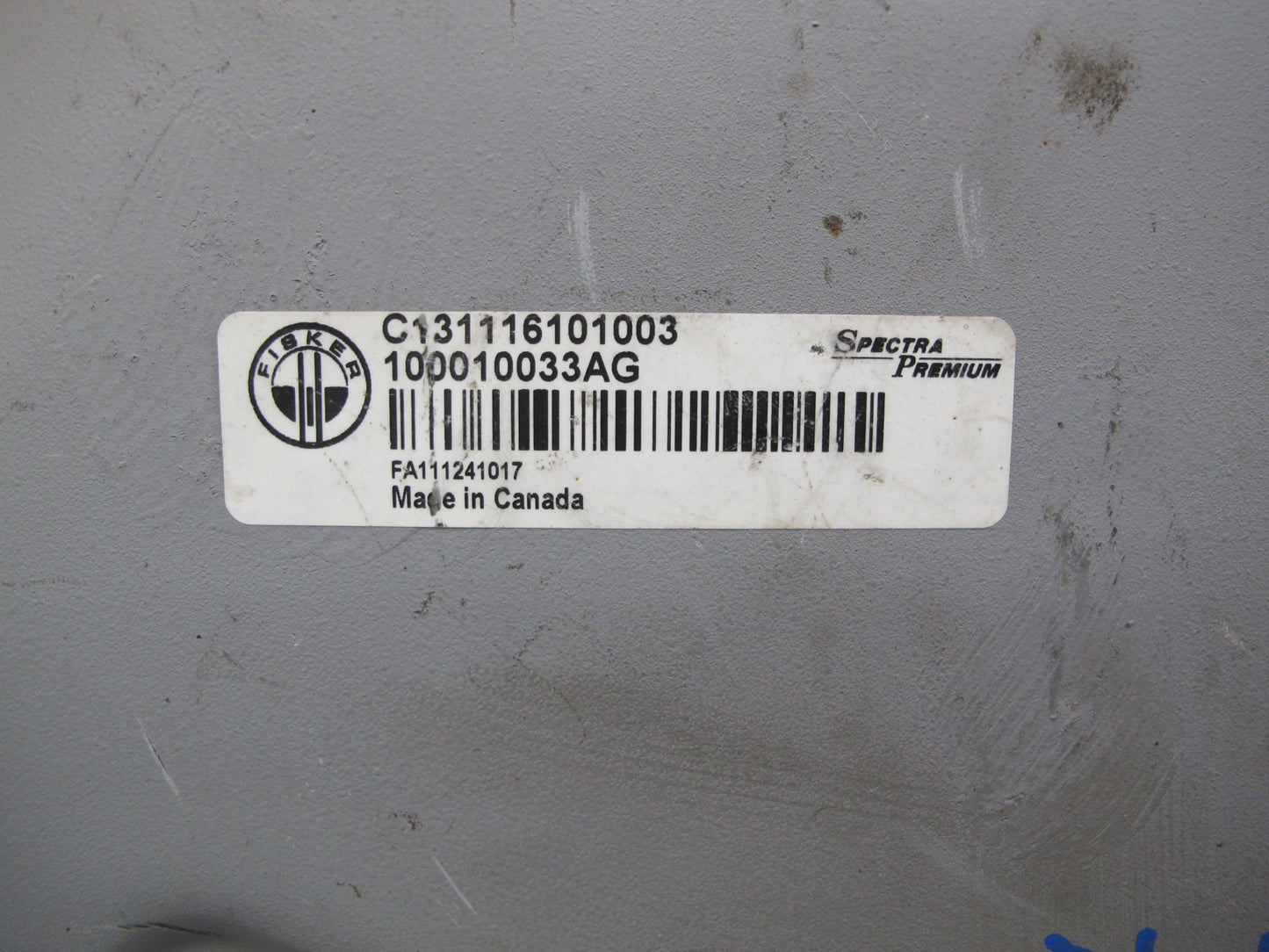 11-12 Fisker Karma Fuel Gas Tank C131116101003 OEM