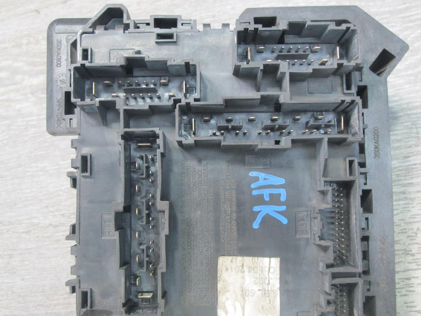11-12 Fisker Karma BCM Body Control Module Unit C131192101002 OEM
